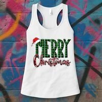 Merry Christmas Classic Logo Women's Tank Top thumb 3