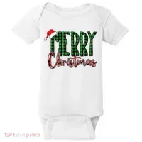 Merry Christmas Classic Logo Baby Bodysuit thumb 0