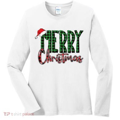 Merry Christmas Classic Logo Women's Long Sleeve Shirt