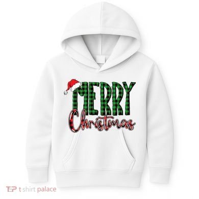 Merry Christmas Classic Logo Kids Hoodie
