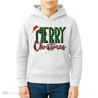Merry Christmas Classic Logo Kids Hoodie thumb 4