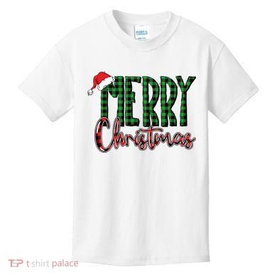 Merry Christmas Classic Logo Kids T-Shirt