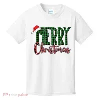 Merry Christmas Classic Logo Kids T-Shirt thumb 0