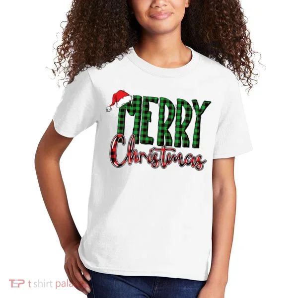 Merry Christmas Classic Logo Kids T-Shirt