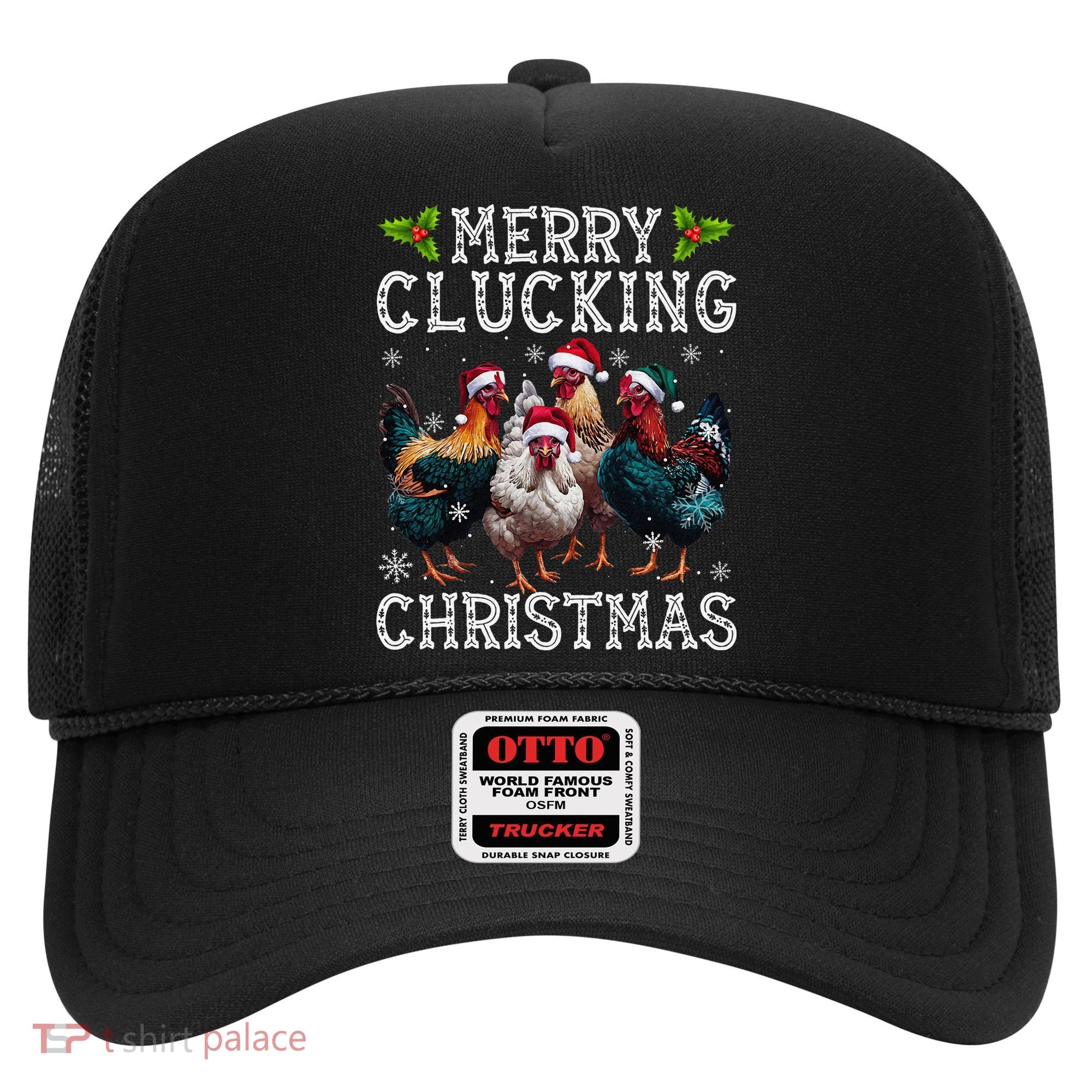 Merry Clucking Christmas Funny Chicken Lights Santa Hat Xmas Hat