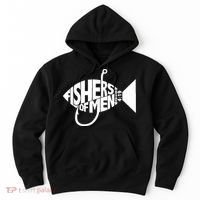 Matching Church Christian Group Bible Verse Fishers Of Men Hoodie thumb 0