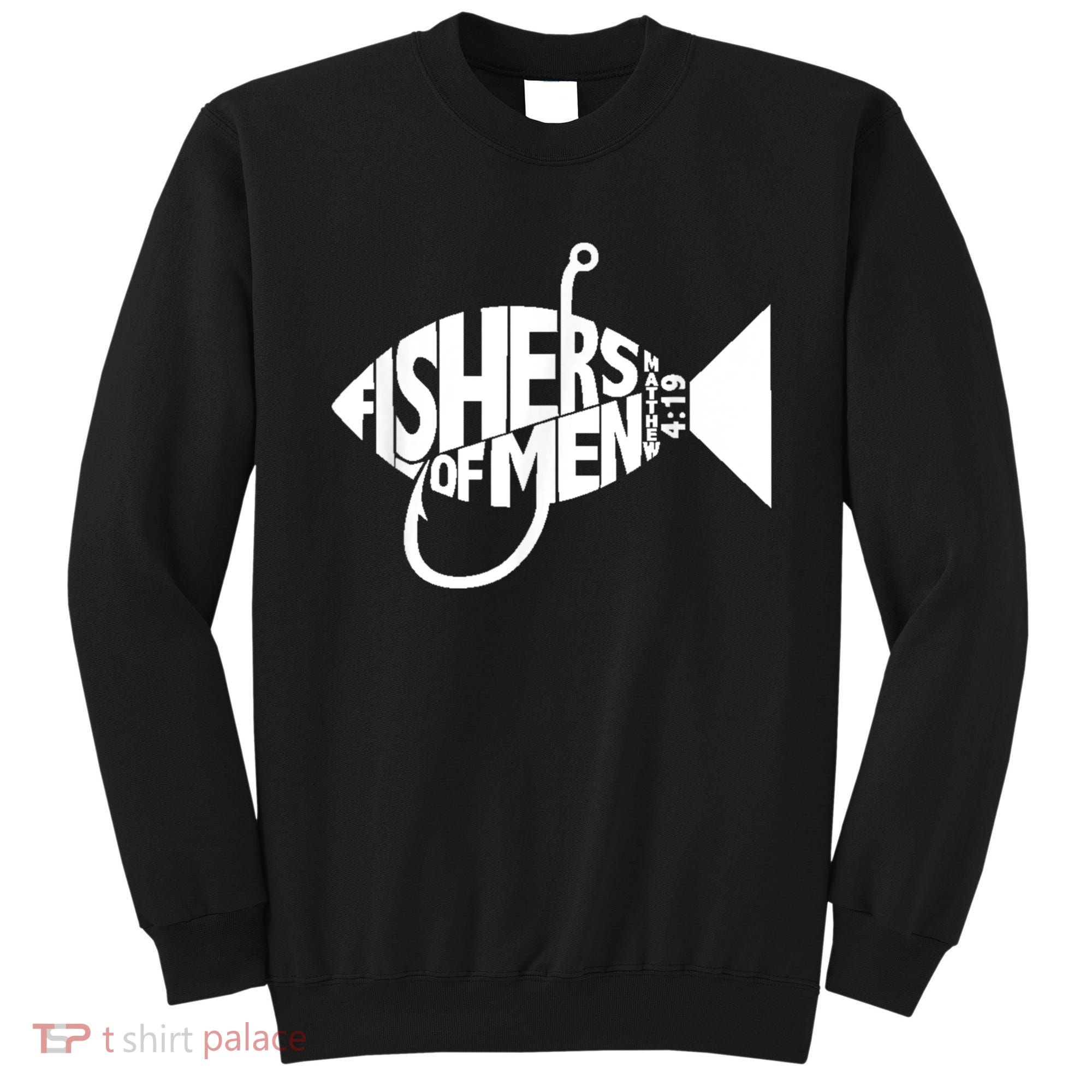 Matching Church Christian Group Bible Verse Fishers Of Men Sweatshirt