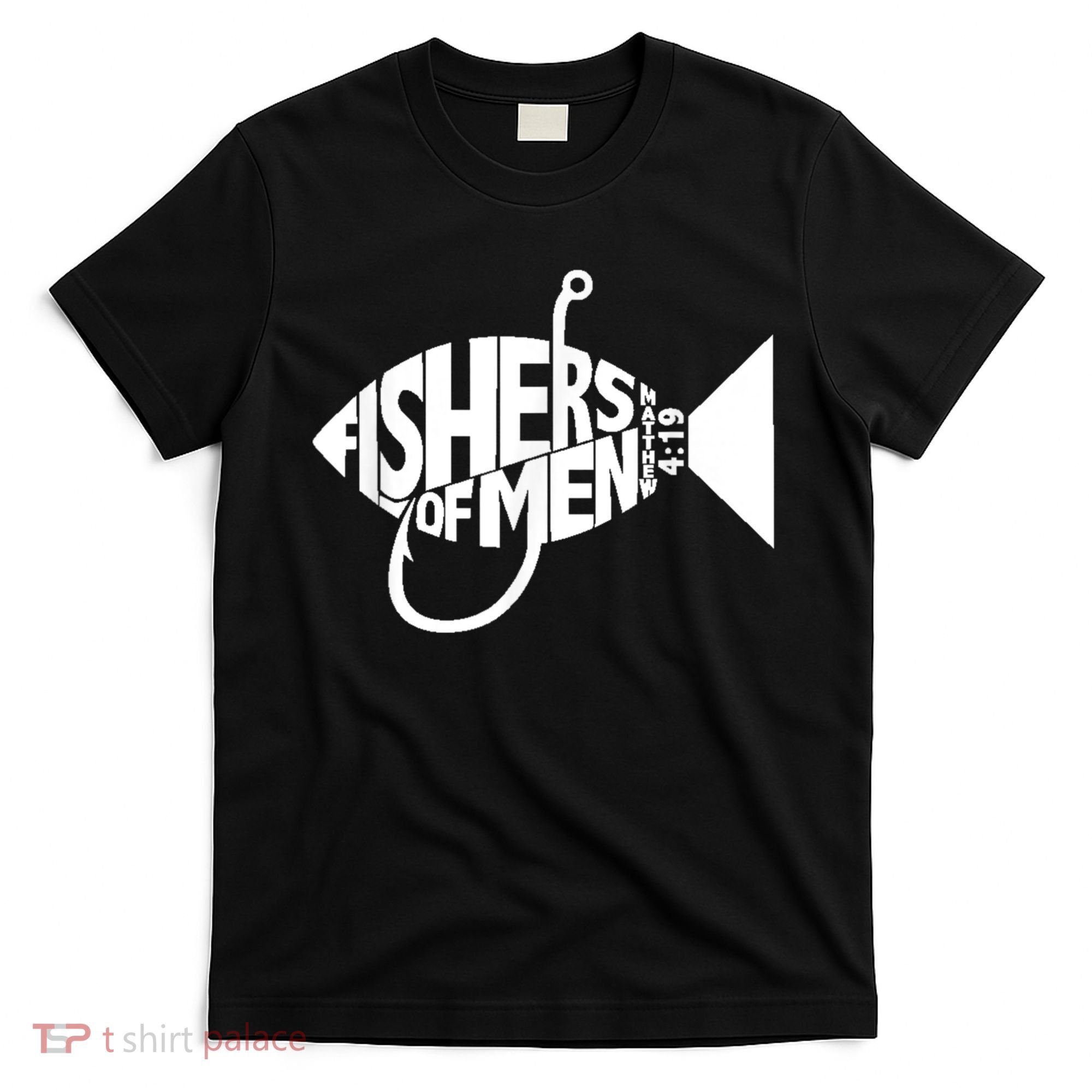 Matching Church Christian Group Bible Verse Fishers Of Men T-Shirt
