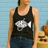 Matching Church Christian Group Bible Verse Fishers Of Men Women's Tank Top thumb 2