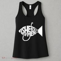 Matching Church Christian Group Bible Verse Fishers Of Men Women's Tank Top thumb 3