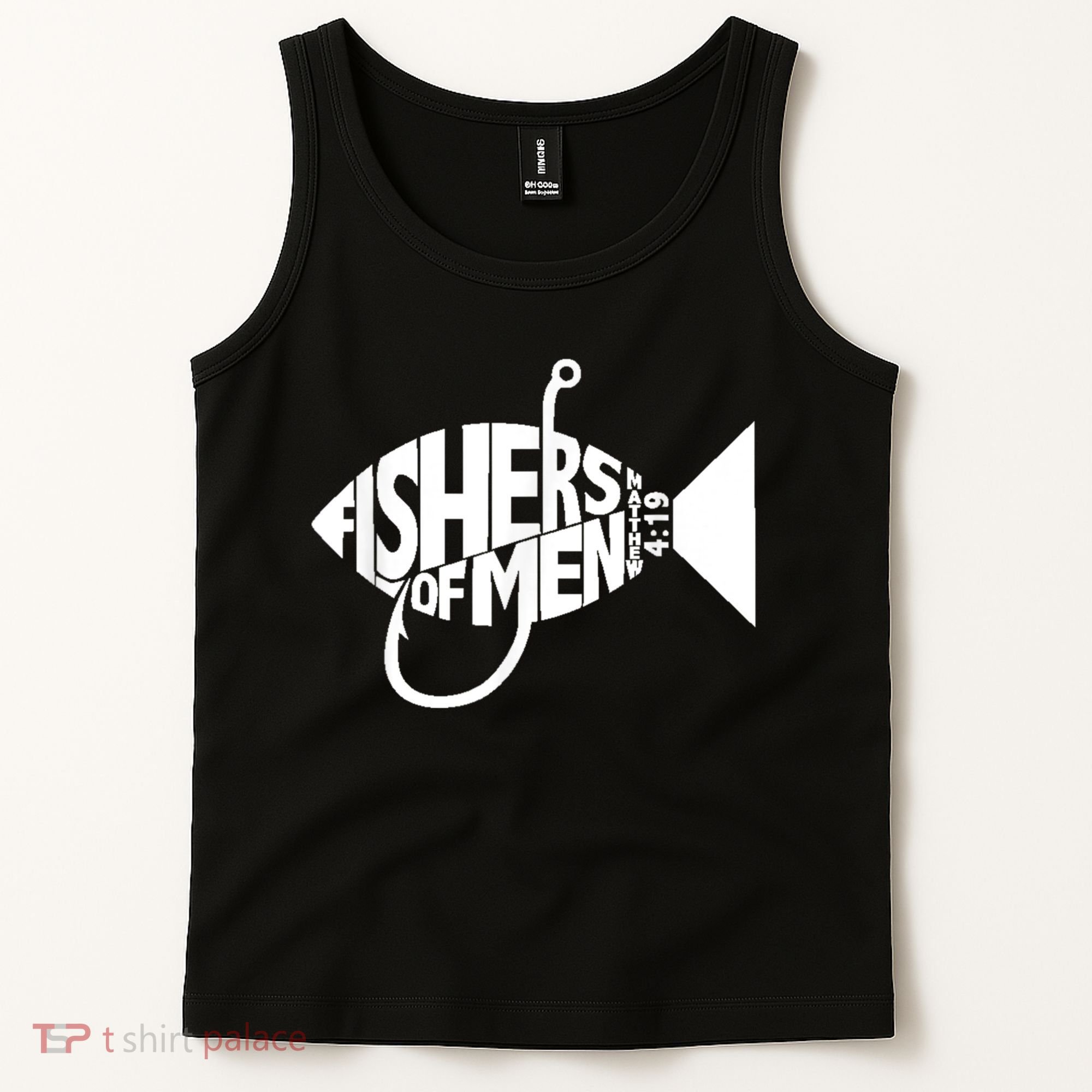 Matching Church Christian Group Bible Verse Fishers Of Men Tank Top
