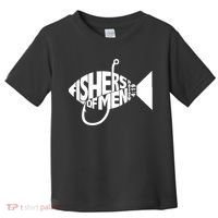 Matching Church Christian Group Bible Verse Fishers Of Men Toddler T-Shirt thumb 0