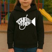 Matching Church Christian Group Bible Verse Fishers Of Men Kids Hoodie thumb 3