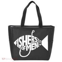 Matching Church Christian Group Bible Verse Fishers Of Men Tote Bag thumb 0