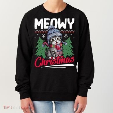 Meowy Christmas Cute Gift Women's Sweatshirt