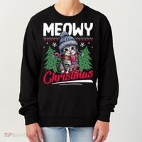 Meowy Christmas Cute Gift Women's Sweatshirt thumb 0