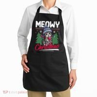 Meowy Christmas Cute Gift Apron thumb 2