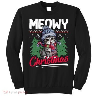 Meowy Christmas Cute Gift Sweatshirt