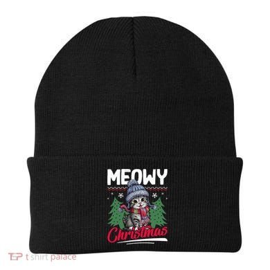 Meowy Christmas Cute Gift Beanie