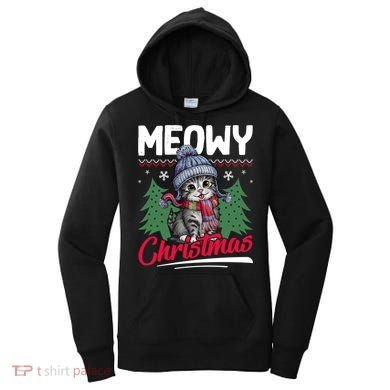 Meowy Christmas Cute Gift Women's Hoodie