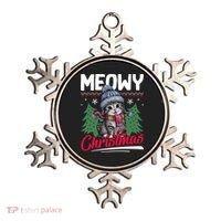 Meowy Christmas Cute Gift Ornament thumb 0