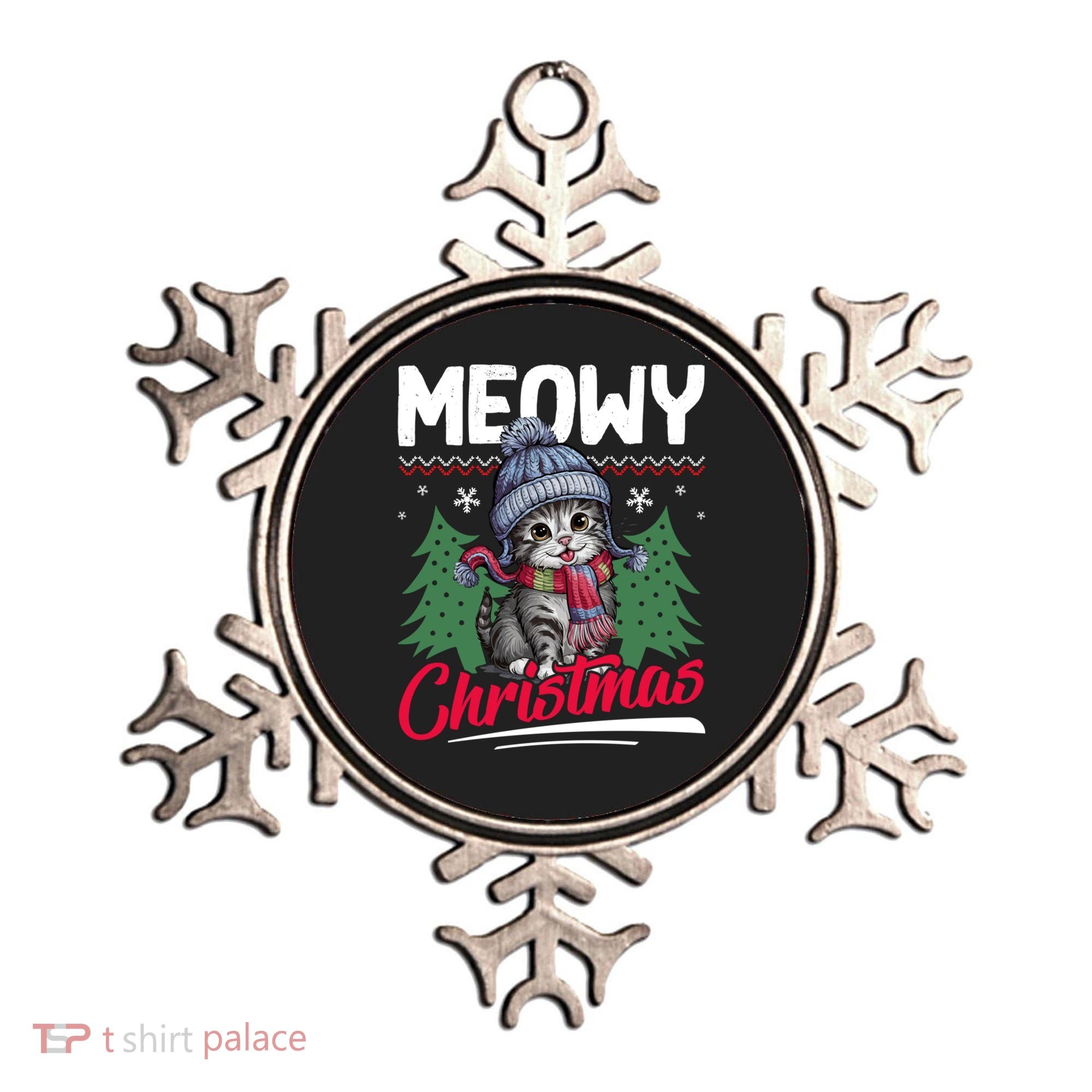 Meowy Christmas Cute Gift Ornament