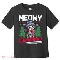 Meowy Christmas Cute Gift Toddler T-Shirt thumb 0