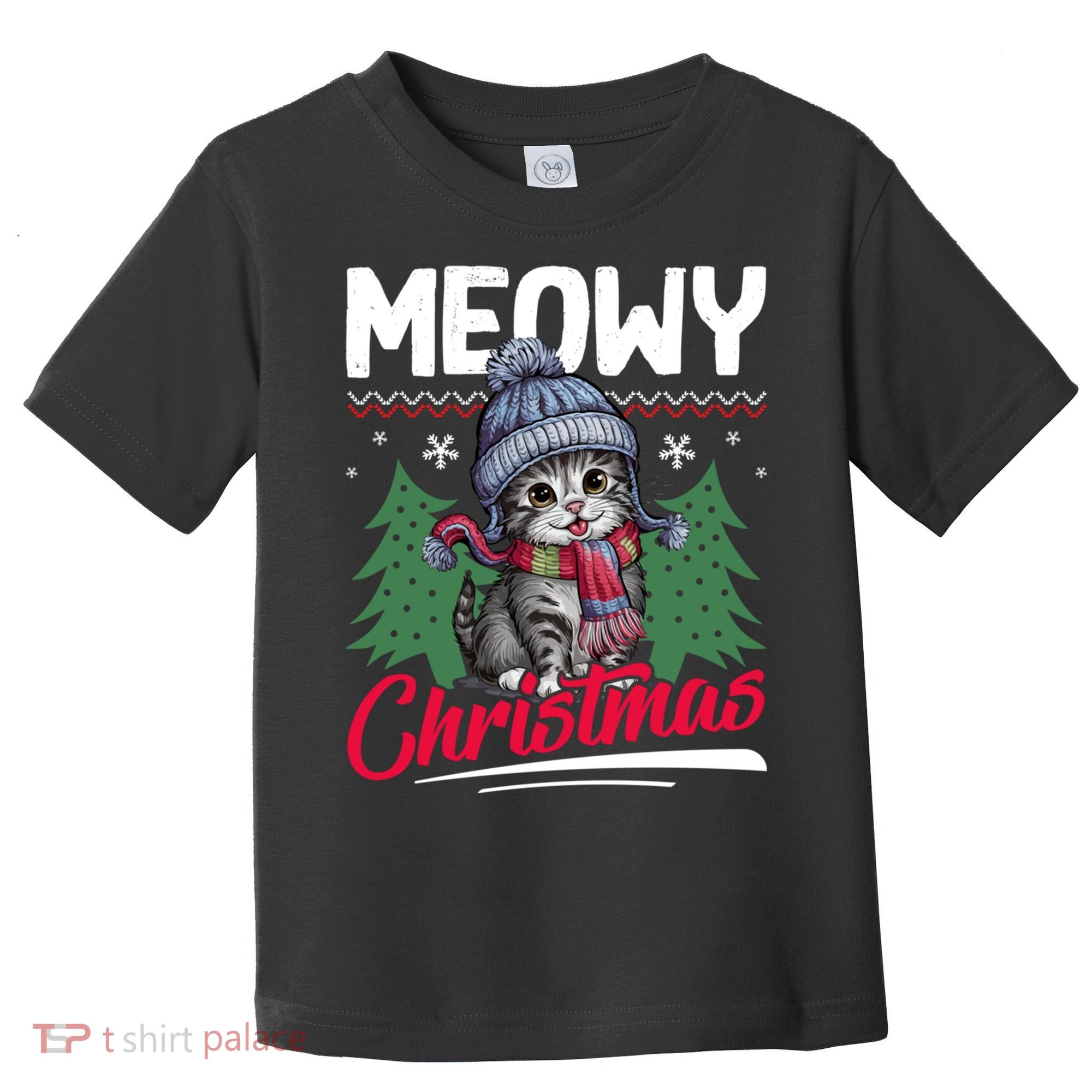 Meowy Christmas Cute Gift Toddler T-Shirt