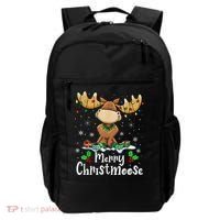 Merry Christmoose Christmas Moose Xmas Lights Backpack thumb 0