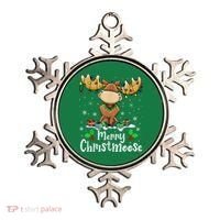 Merry Christmoose Christmas Moose Xmas Lights Ornament thumb 0