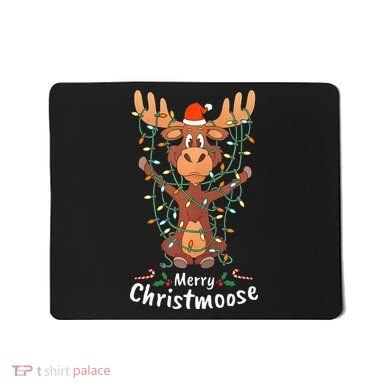 Merry Christmoose Christmas Moose Xmas Tree Lights Gifts  Mousepad