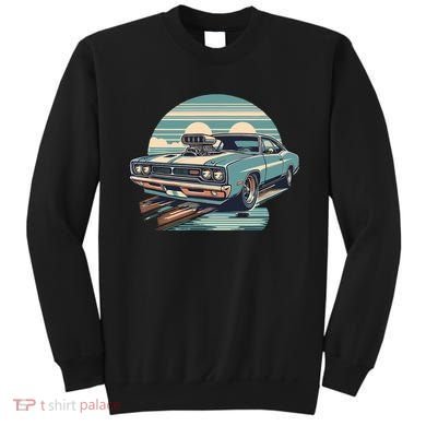 Muscle Car (Classic Vintage Retro Design) Sweatshirt