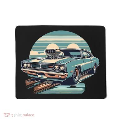 Muscle Car (Classic Vintage Retro Design) Mousepad