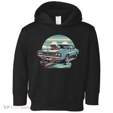 Muscle Car (Classic Vintage Retro Design) Toddler Hoodie