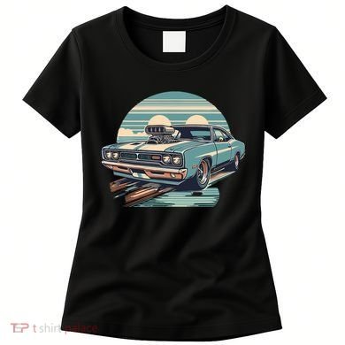 Muscle Car (Classic Vintage Retro Design) Women's T-Shirt