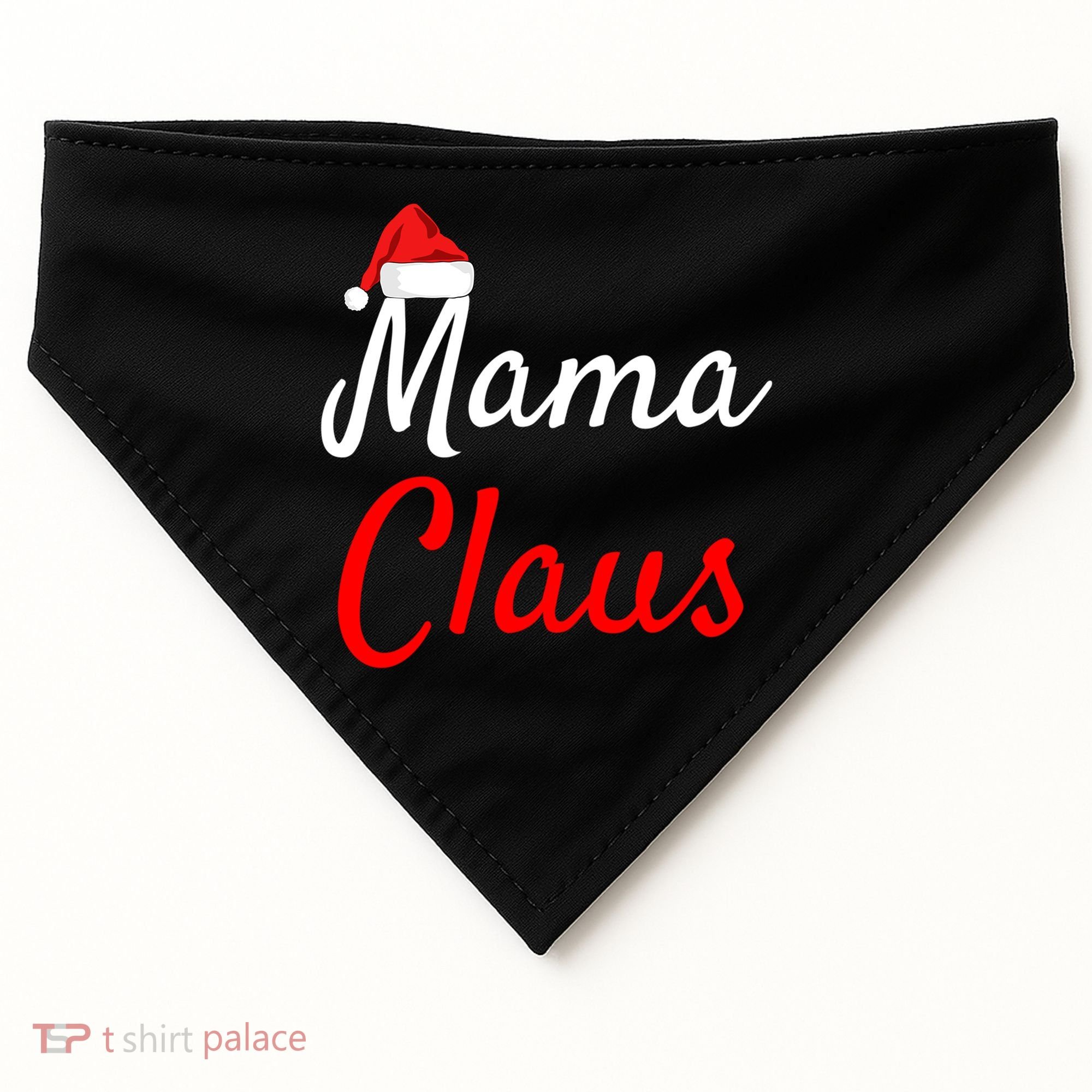 Mama Claus Cool Gift Daddy Claus Mama Claus Sweaters Pjs Cool Gift USA-Made Doggie Bandana