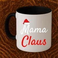 Mama Claus Cool Gift Daddy Claus Mama Claus Sweaters Pjs Cool Gift Coffee Mug thumb 2