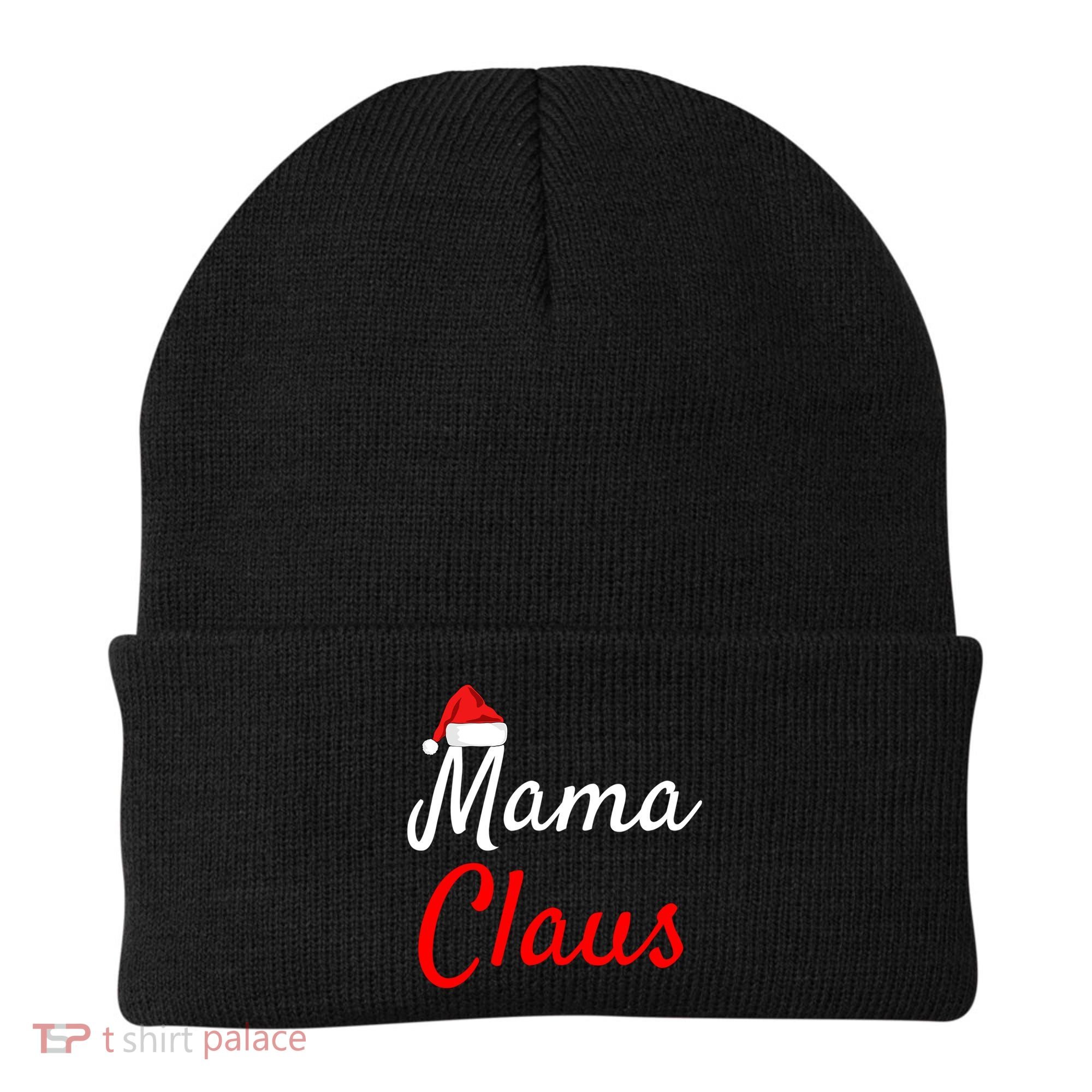 Mama Claus Cool Gift Daddy Claus Mama Claus Sweaters Pjs Cool Gift Beanie