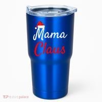 Mama Claus Cool Gift Daddy Claus Mama Claus Sweaters Pjs Cool Gift Tumbler thumb 0
