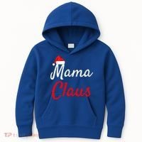 Mama Claus Cool Gift Daddy Claus Mama Claus Sweaters Pjs Cool Gift Kids Hoodie thumb 0