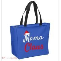 Mama Claus Cool Gift Daddy Claus Mama Claus Sweaters Pjs Cool Gift Tote Bag thumb 2