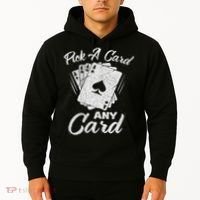 Magician Costume Card Tricks Pick A Card Any Card Hoodie thumb 2