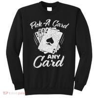 Magician Costume Card Tricks Pick A Card Any Card Sweatshirt thumb 0