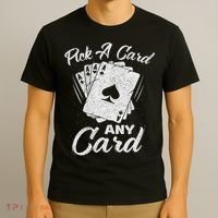Magician Costume Card Tricks Pick A Card Any Card T-Shirt thumb 3
