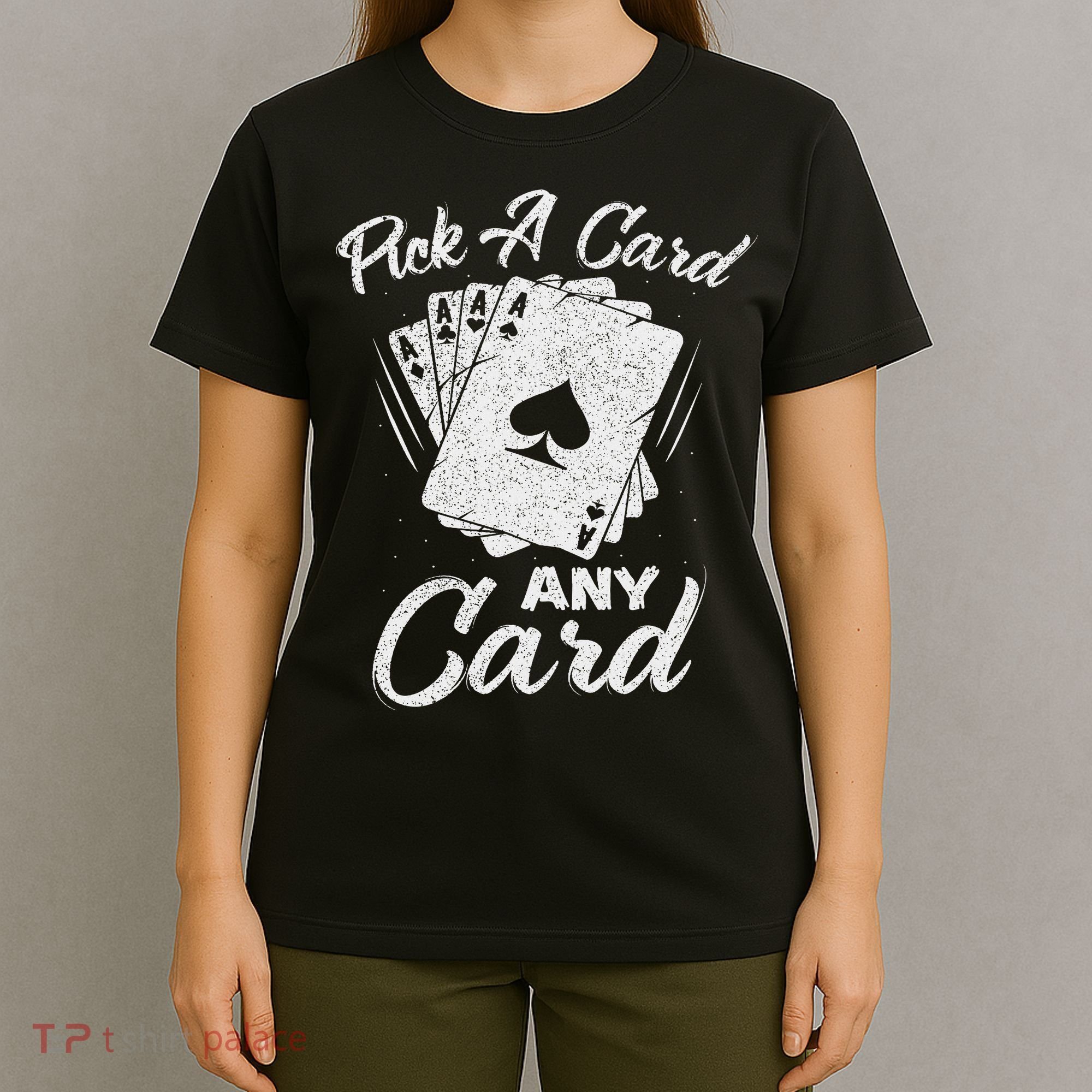 Magician Costume Card Tricks Pick A Card Any Card T-Shirt