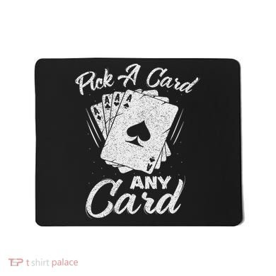 Magician Costume Card Tricks Pick A Card Any Card Mousepad