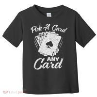 Magician Costume Card Tricks Pick A Card Any Card Toddler T-Shirt thumb 0