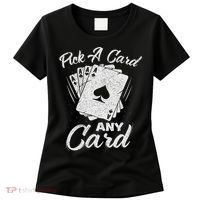 Magician Costume Card Tricks Pick A Card Any Card Women's T-Shirt thumb 0
