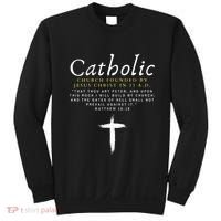 Motivational Catholic Church History Uplifting Pun Sweatshirt thumb 0