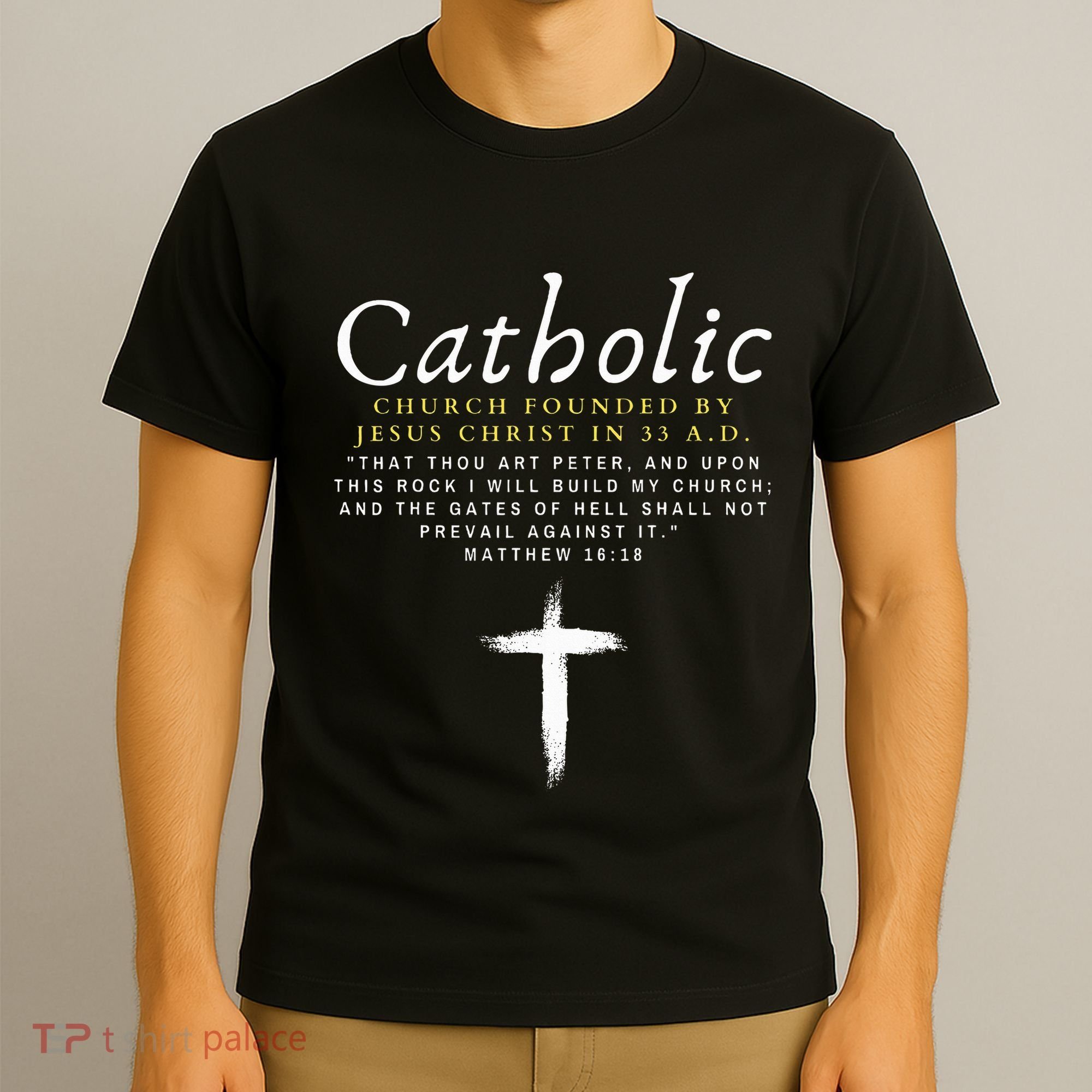 Motivational Catholic Church History Uplifting Pun T-Shirt